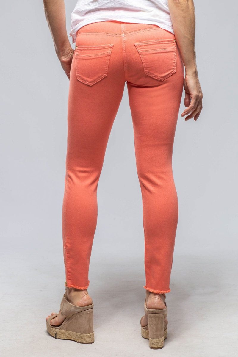 mac jeans mac rich slim chic in papaya orange ladies pants jeans axels vail 39869087252714