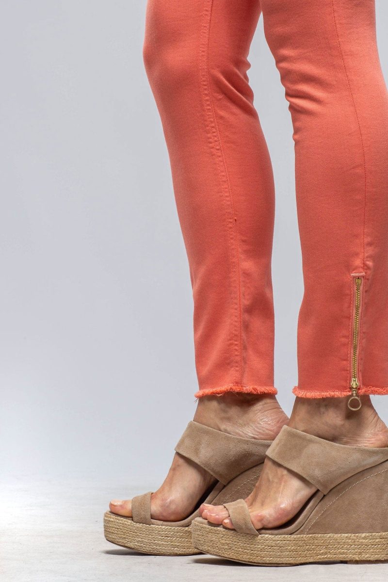 mac jeans mac rich slim chic in papaya orange ladies pants jeans axels vail 39869087482090