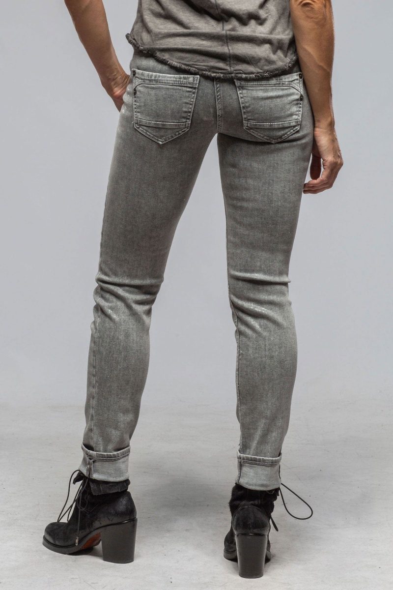 mac jeans mac rich slim light authentic denim in silver grey coated ladies pants jeans axels vail 40466622447850