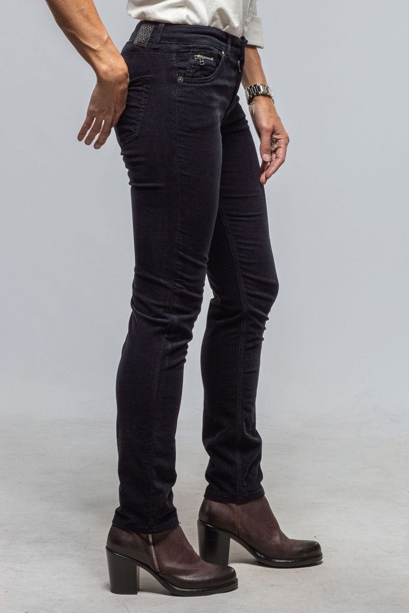 mac jeans mac slim baby soft corduroy in dark blue ladies pants axels vail 40508506833130