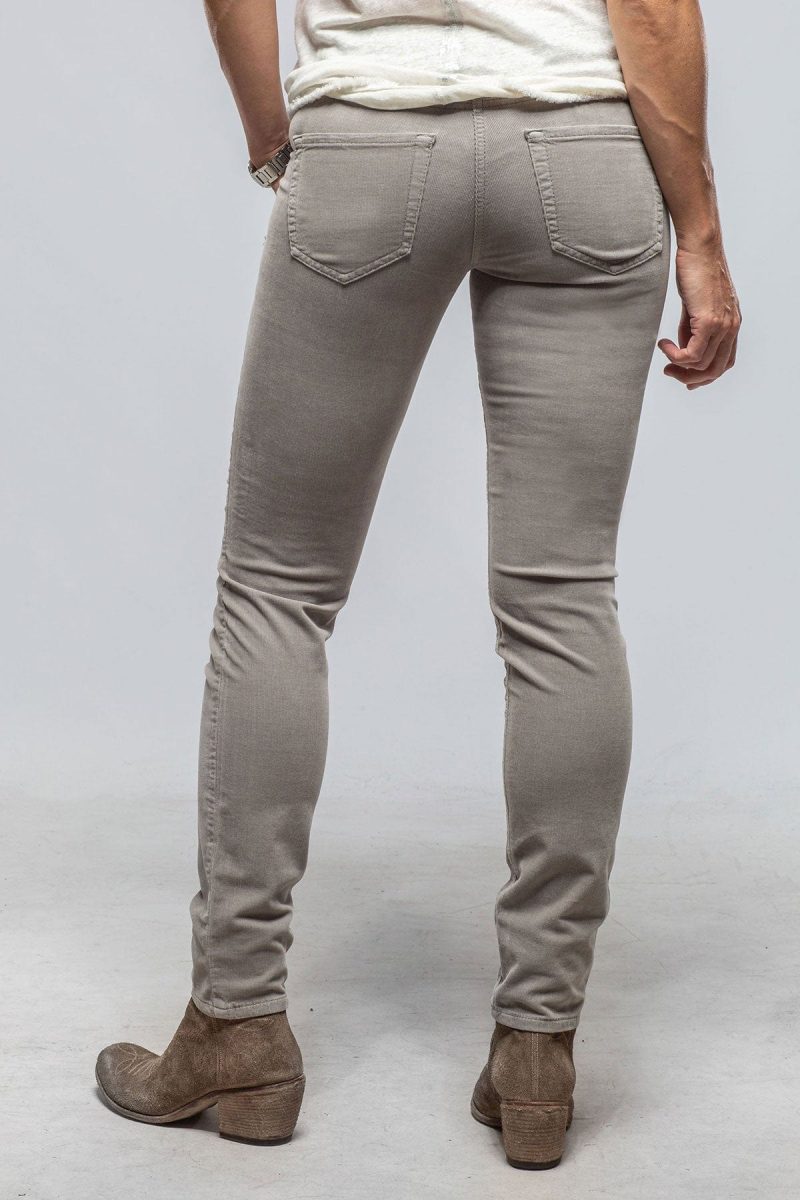 mac jeans mac slim baby soft corduroy in light ash grey ladies pants axels vail 40508504703210