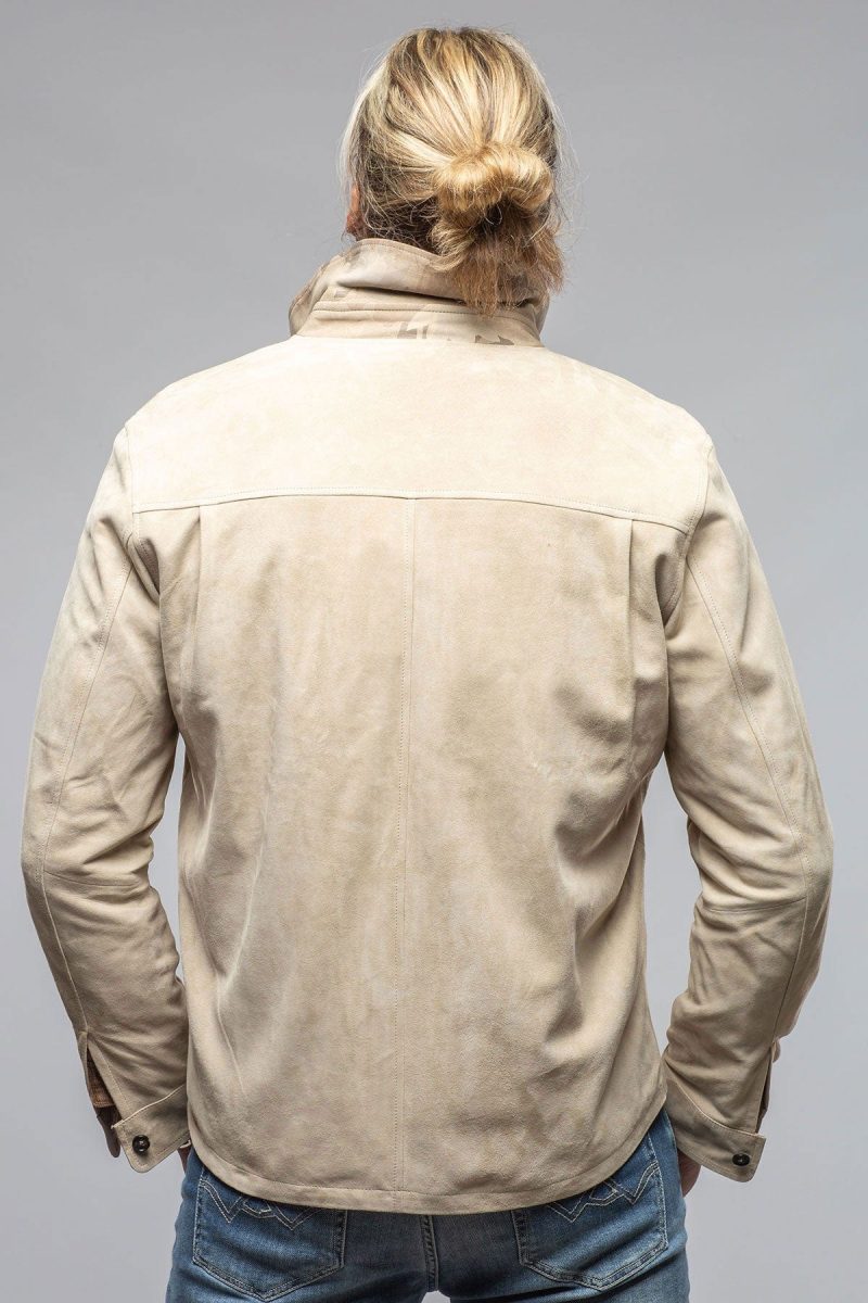 manto corralejo suede overshirt in palomino mens outerwear leather axels vail 40615976304874