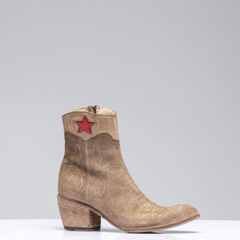 marco delli stella boot in stone w red star ladies european boots axels vail 40420761338090