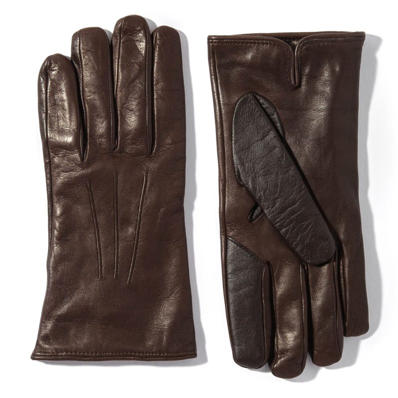 merola gloves parigi nappa touch gloves in dark brown mens accessories gloves axels vail 39707635253482