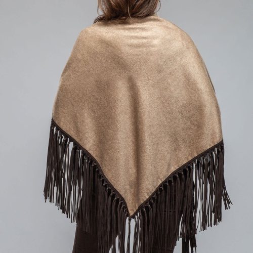 miraggio ponderosa reversible cashmere fringe shawl in rust camel ladies accessories scarves axels vail 40466618515690