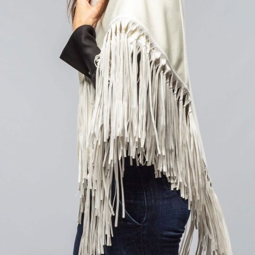 miraggio ponderosa reversible cashmere fringe shawl in white cream ladies accessories scarves axels vail 40591421767914