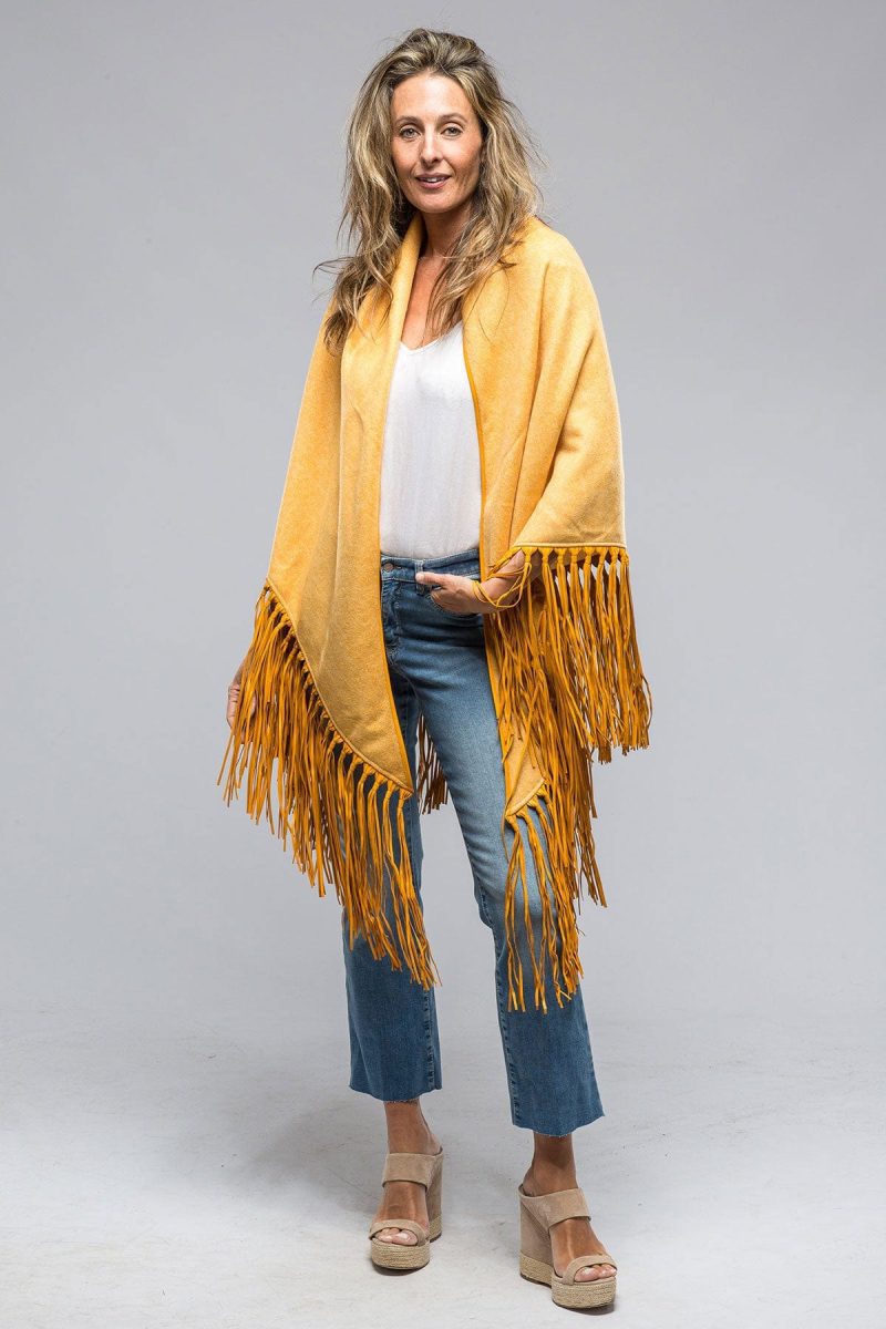 miraggio ponderosa reversible cashmere fringe shawl in yellow white ladies accessories scarves axels vail 39039243256042