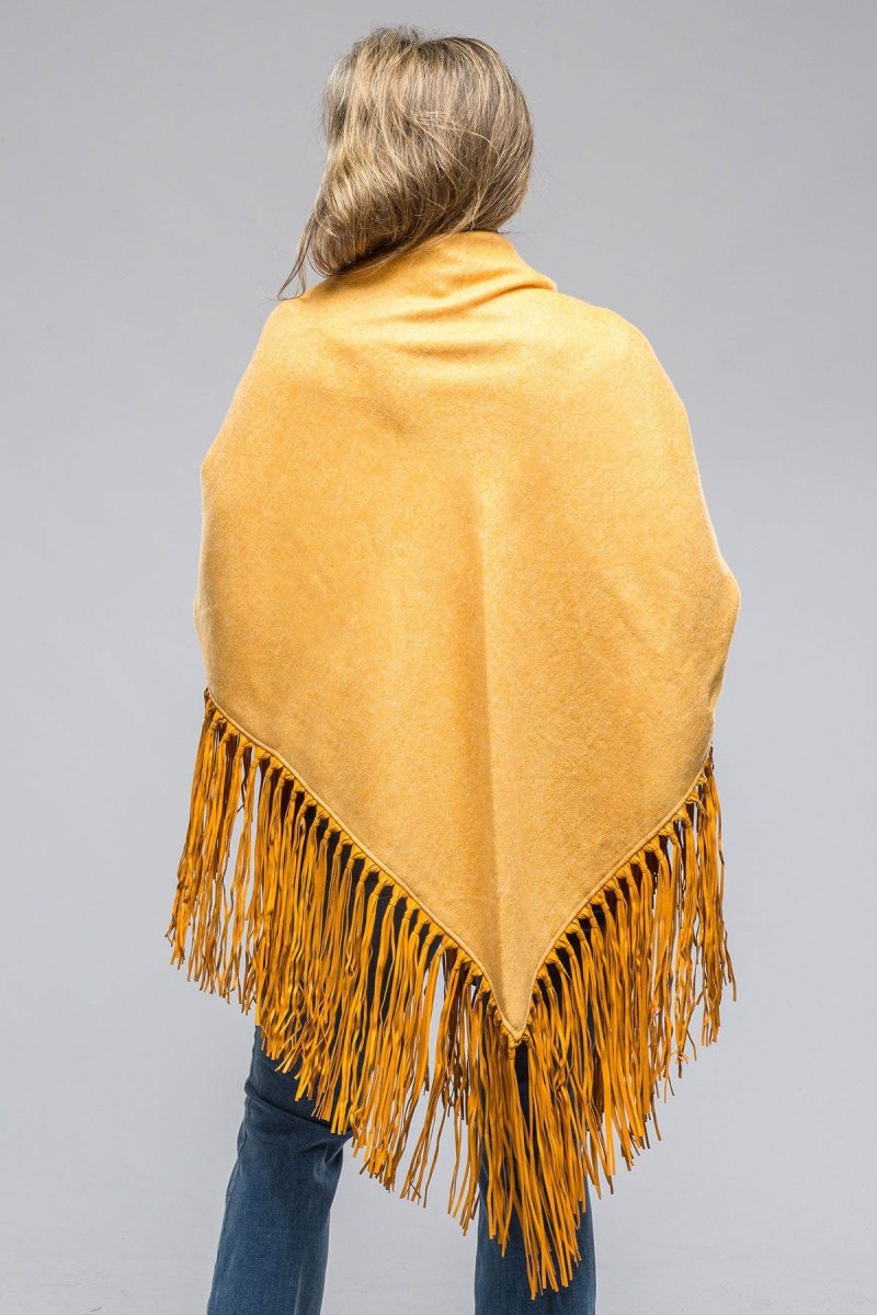 miraggio ponderosa reversible cashmere fringe shawl in yellow white ladies accessories scarves axels vail 39039243288810