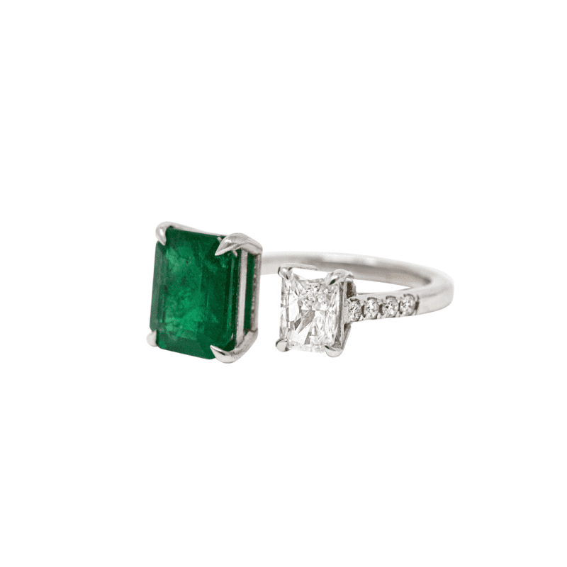 mizana diamond emerald euphoric ring jewelry rings axels vail 40506371408106