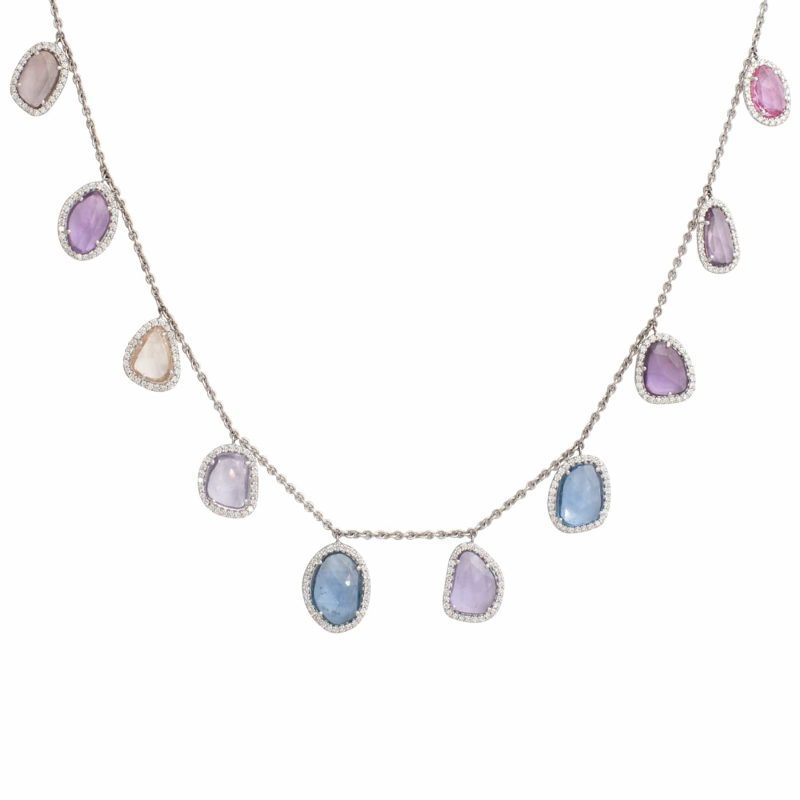 mizana empress rsquo s rays of color necklace ladies jewelry necklaces axels vail 38421452423402