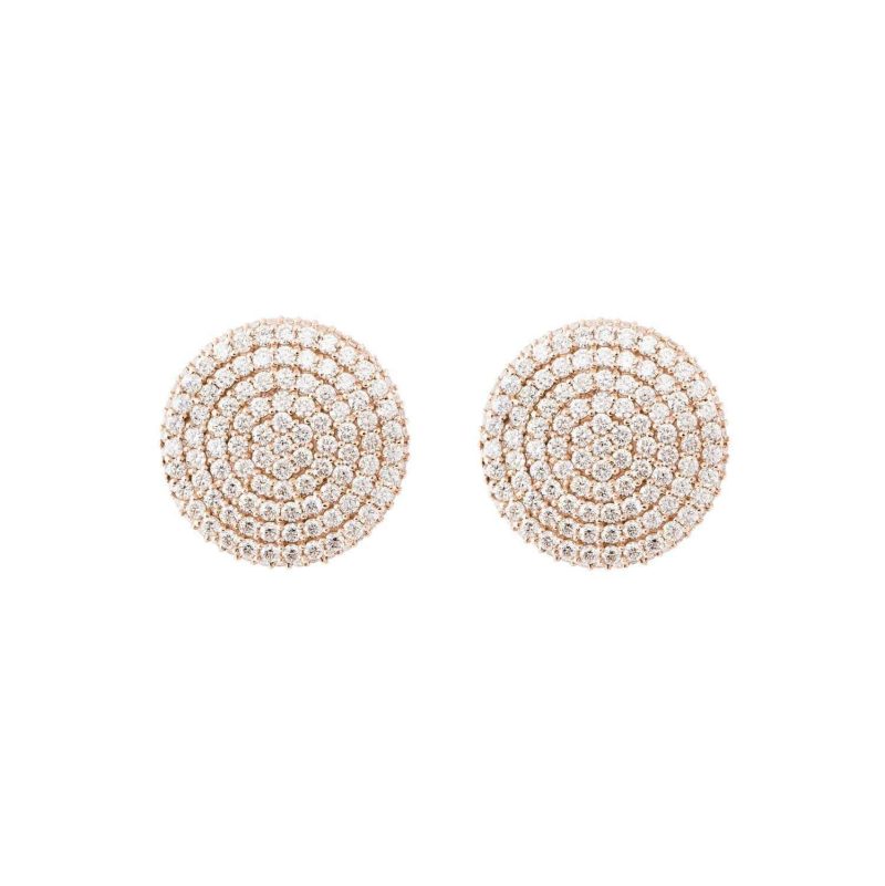 mizana rose gold diamond morning glow earrings ladies jewelry earrings axels vail 28291886514365