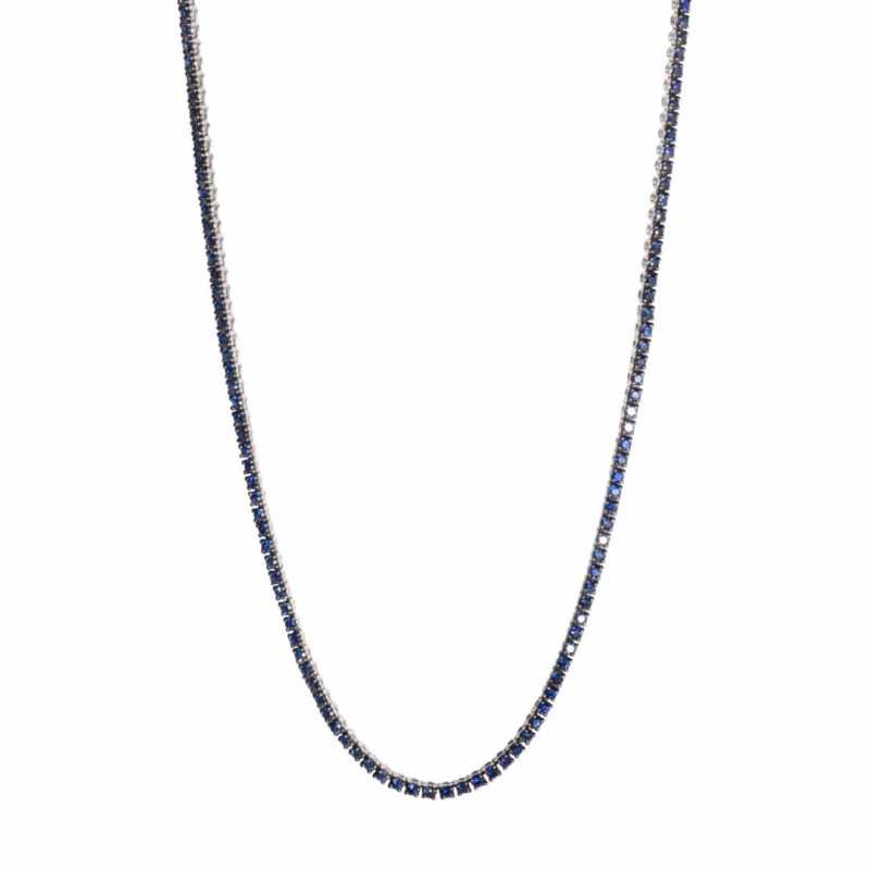 mizana sapphire tennis necklace ladies jewelry necklaces axels vail 38421518188778