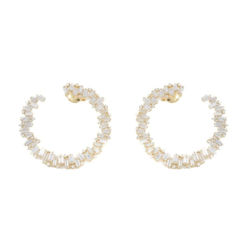 mizana yellow gold diamond thrill earrings jewelry earrings axels vail 40506362757354