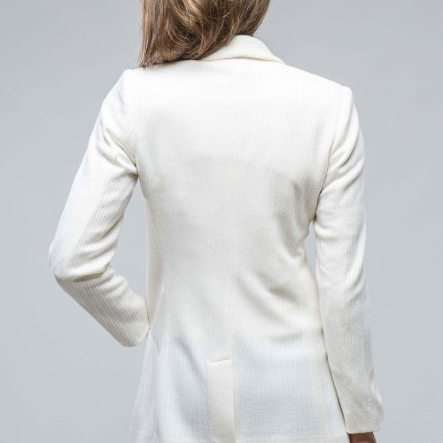 nells nelson tallia pinstripe rib blazer in milk white ladies tailored jackets axels vail 38523435352298