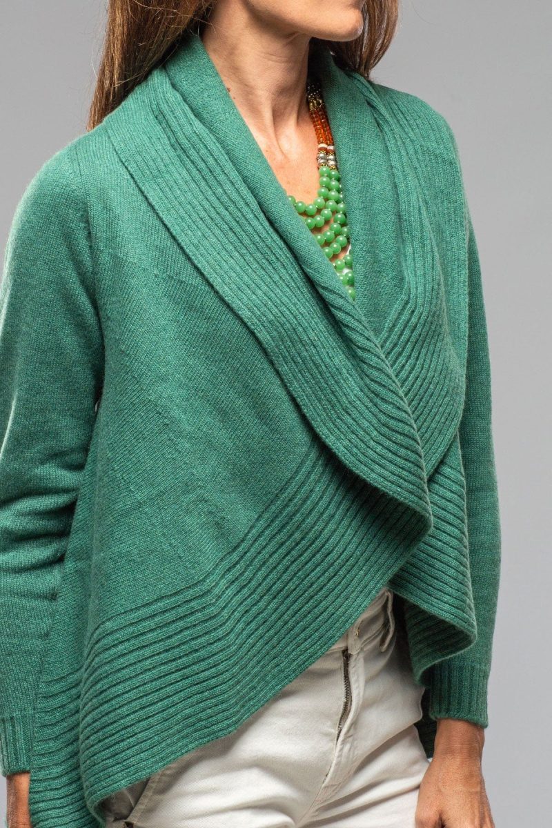 rani arabella margot cashmere open cardigan in emerald ladies sweaters axels vail 40217687425258