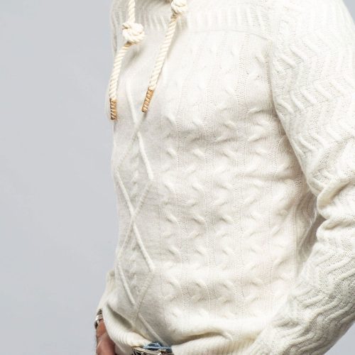 robert comstock jacob cashmere turtleneck in white mens sweaters axels vail 40391722696938