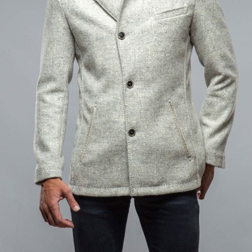 robert comstock tasman top coat with snake skin trim mens outerwear cloth axels vail 38114736439530