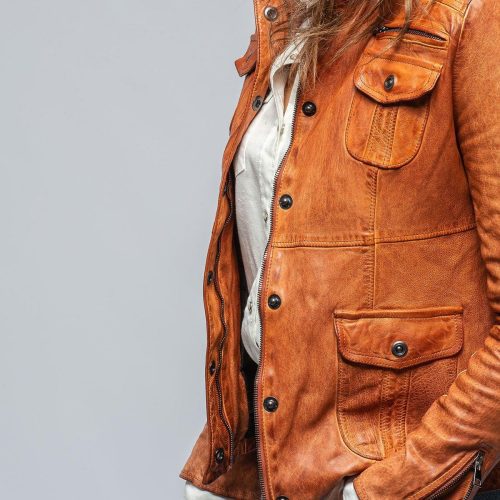 roncarati agave stonewash 4 pckt jkt in sienna ladies outerwear leather axels vail 39366483181802