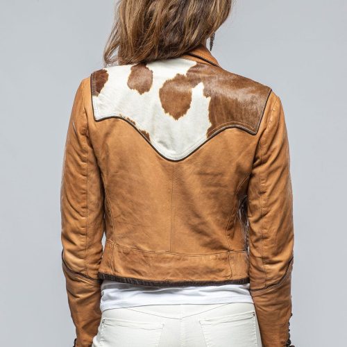 roncarati noya hair on hide jkt in camel ladies outerwear leather axels vail 39376622846186