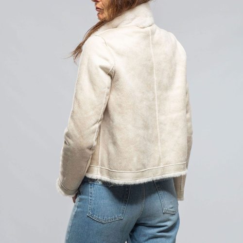 roncarati sari eco mink reversible jkt in milk ladies outerwear shearling axels vail 40243433767146