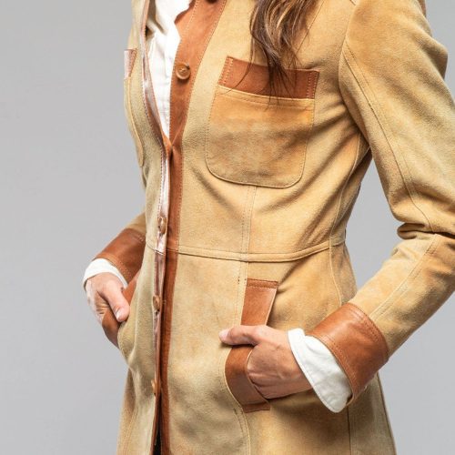 roncarati vienna woods shirt jacket in palomino cognac ladies outerwear leather axels vail 40217720914154