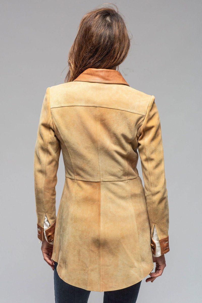 roncarati vienna woods shirt jacket in palomino cognac ladies outerwear leather axels vail 40217721110762