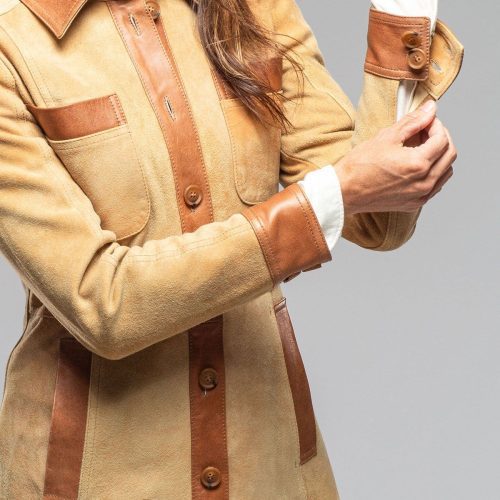 roncarati vienna woods shirt jacket in palomino cognac ladies outerwear leather axels vail 40217721831658