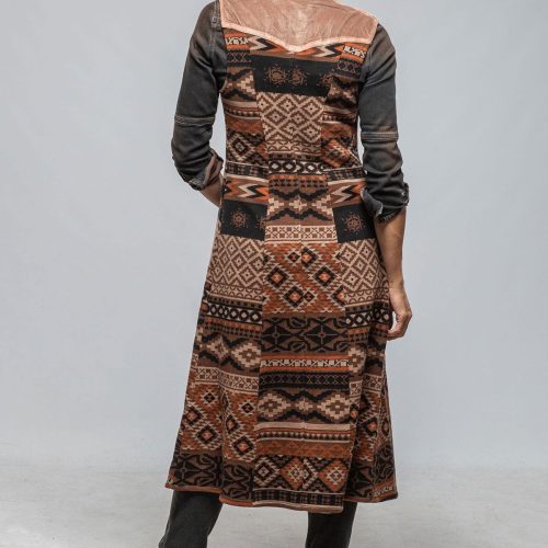 sonia villa badlands long vest in brown ladies outerwear lightweight axels vail 40558968635626