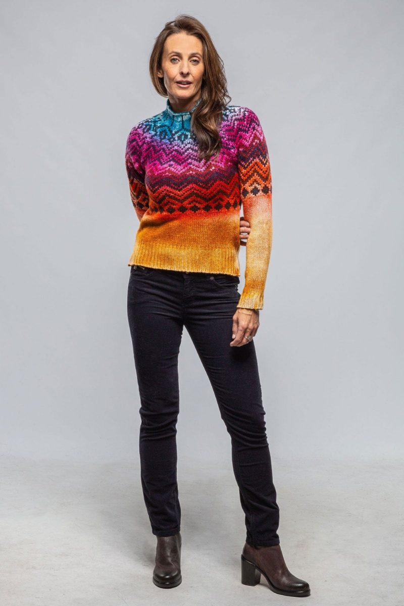 sonia villa cabin sweater in color stripe ladies sweaters axels vail 40495625404650