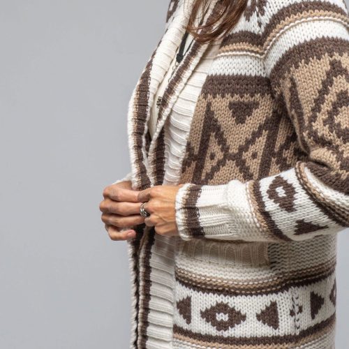 sonia villa evelyn alaskan knit sweater in brown ladies sweaters axels vail 40466606522602