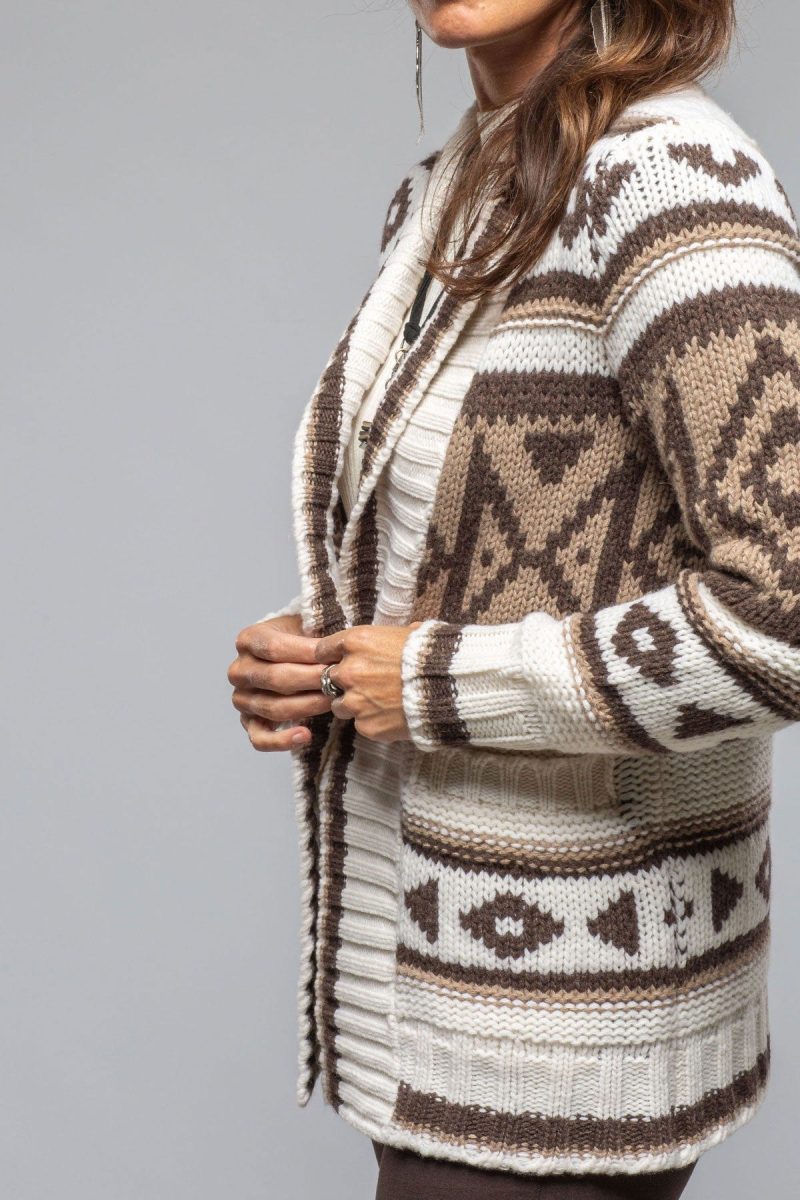 sonia villa evelyn alaskan knit sweater in brown ladies sweaters axels vail 40466606522602