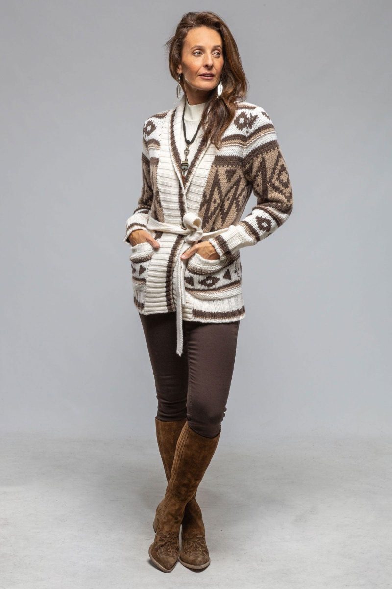 sonia villa evelyn alaskan knit sweater in brown ladies sweaters axels vail 40466606719210