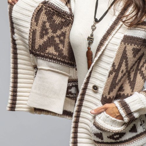 sonia villa evelyn alaskan knit sweater in brown ladies sweaters axels vail 40466606915818