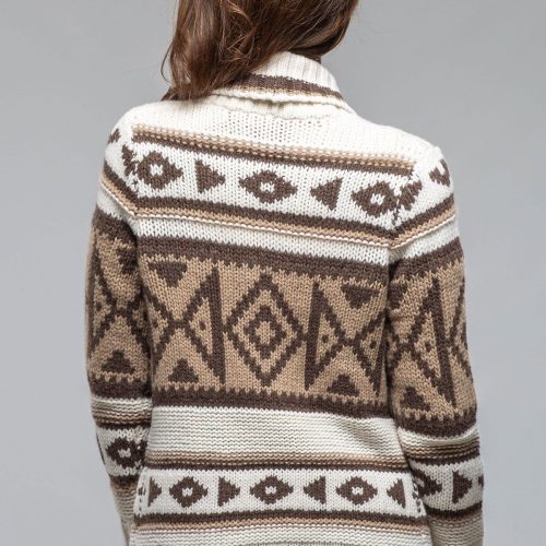 sonia villa evelyn alaskan knit sweater in brown ladies sweaters axels vail 40466607177962