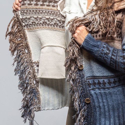 sonia villa hellen alaskan knit sweater in fringe natural ladies sweaters axels vail 40508523643114