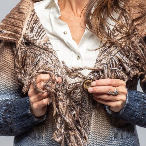 sonia villa hellen alaskan knit sweater in fringe natural ladies sweaters axels vail 40508523708650