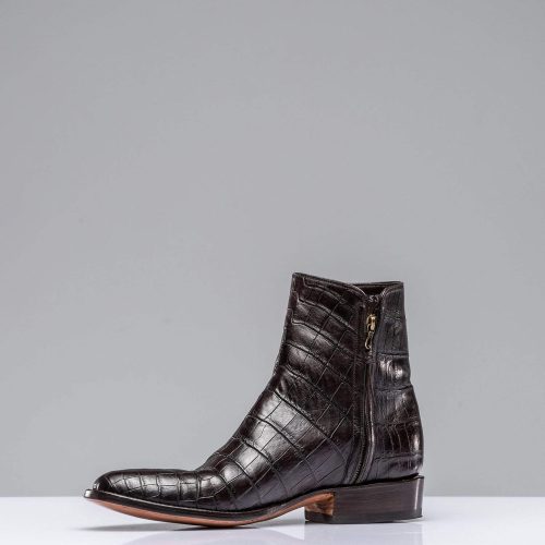 stallion boots chocolate crocodile chelsea boots mens cowboy boots axels vail 28793400099005