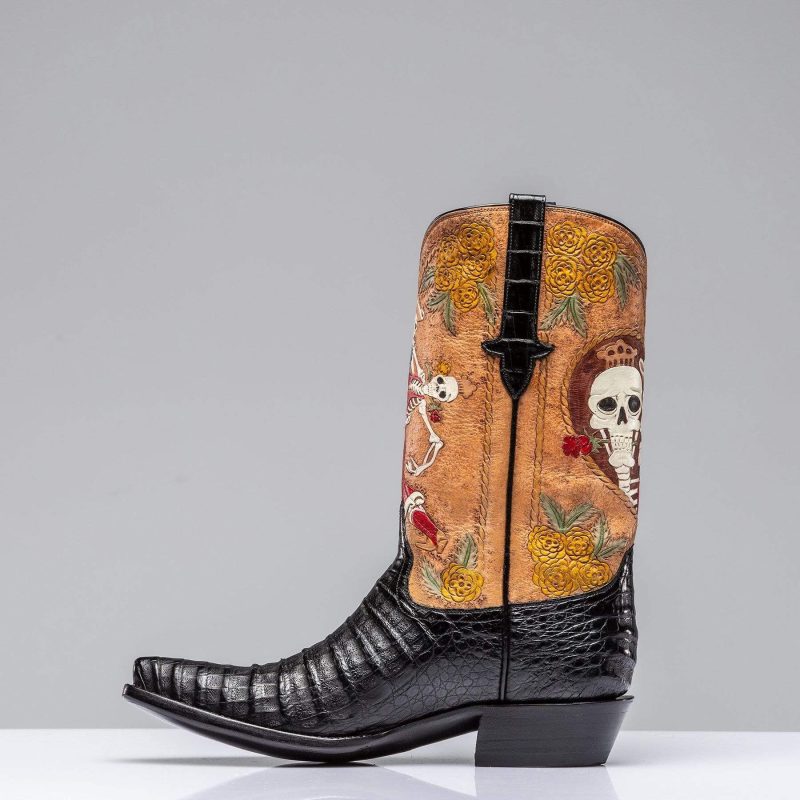 stallion boots day of the dead boots mens cowboy boots axels vail 29807331672253