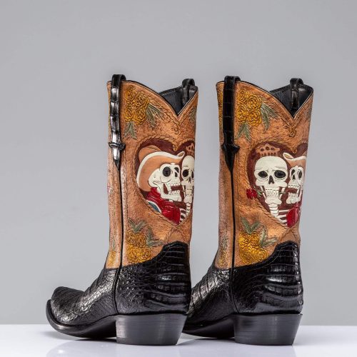 stallion boots day of the dead boots mens cowboy boots axels vail 29807357788349