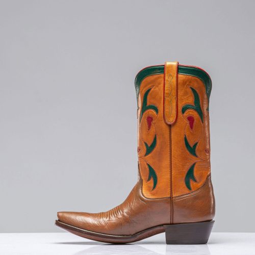 stallion boots ranch hand vintage inlaid boots mens cowboy boots axels vail 40576602112234