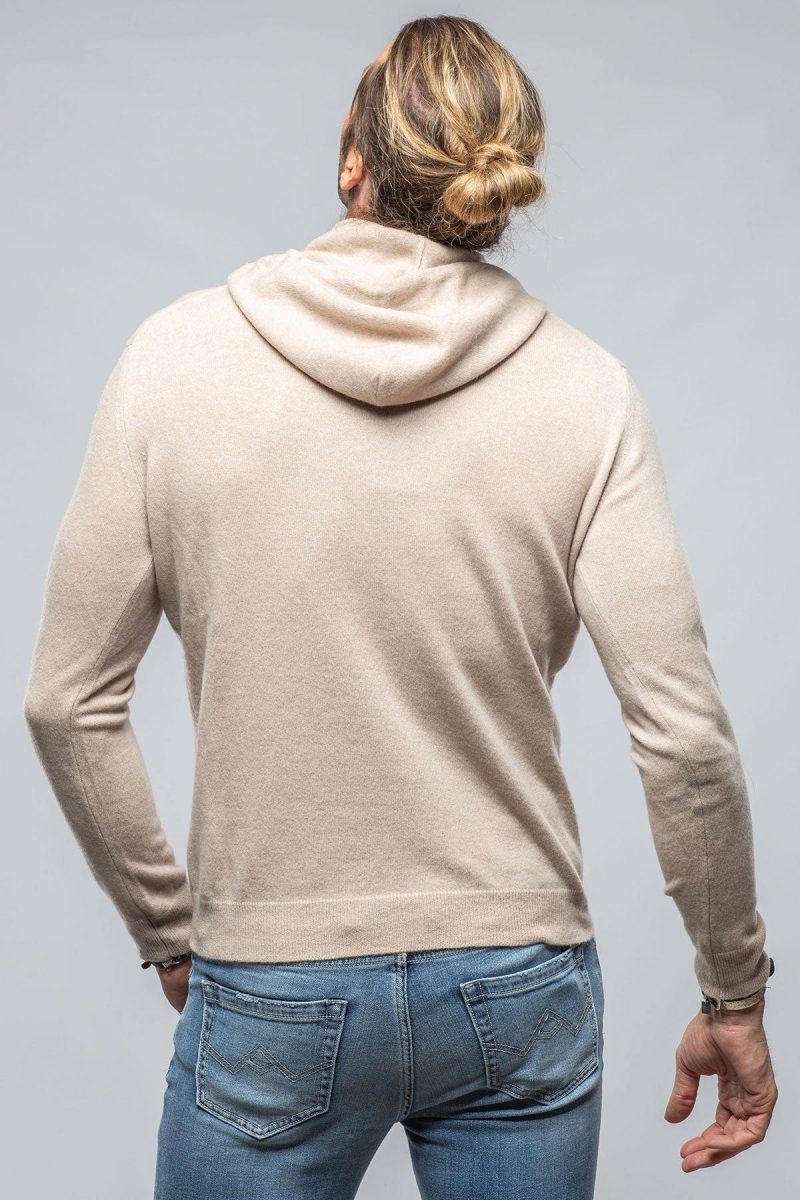 stile latino florio ii cashmere hoodie in beige mens sweaters axels vail 40526922055914