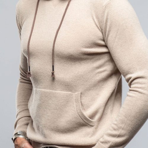 stile latino florio ii cashmere hoodie in beige mens sweaters axels vail 40526922514666