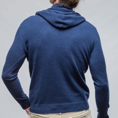 stile latino florio ii cashmere hoodie in navy mens sweaters axels vail 40526924251370