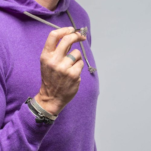 stile latino florio ii cashmere hoodie in purple mens sweaters axels vail 40526924775658