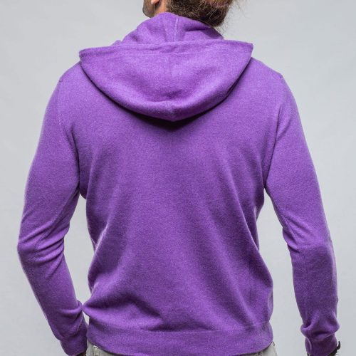 stile latino florio ii cashmere hoodie in purple mens sweaters axels vail 40526925037802