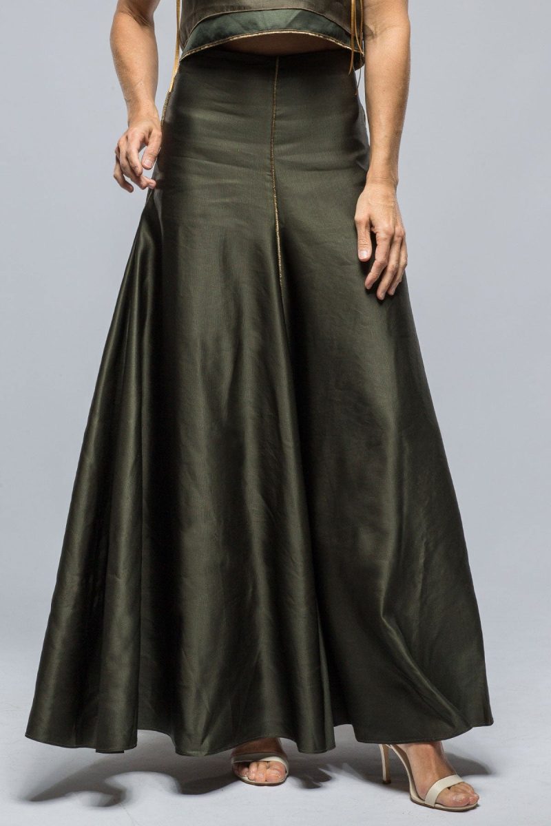 t ba bolero skirt in powin shine hunting green ladies skirts axels vail 39147689935082