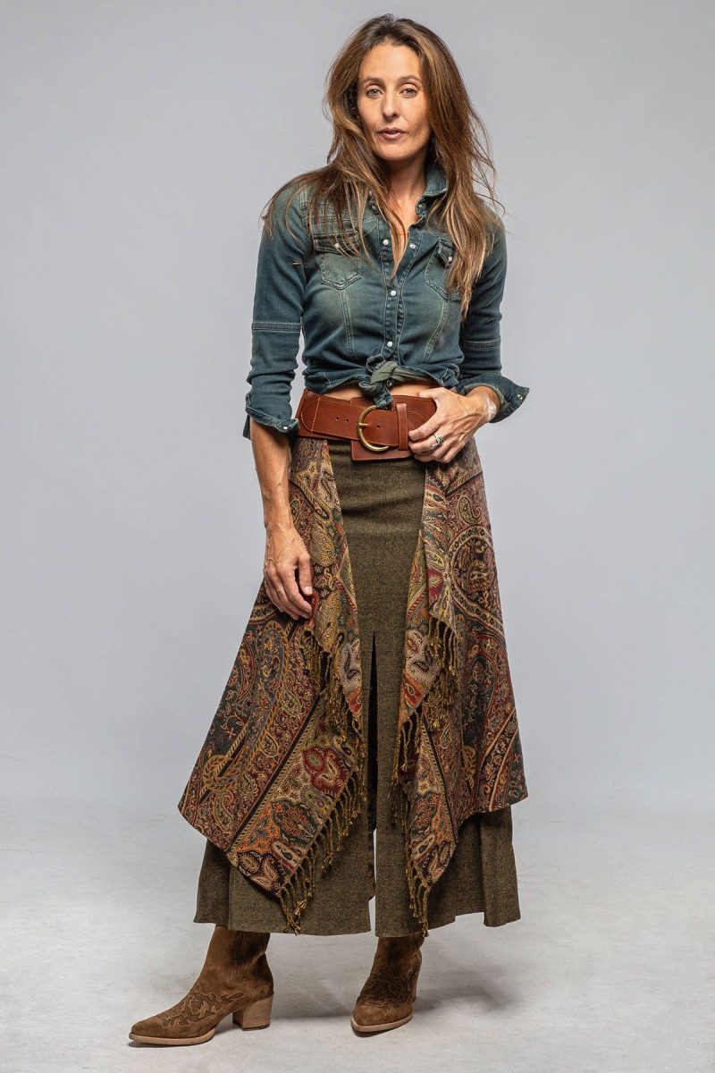 t ba gypsy combi skirt in black paisley jacquard ladies skirts axels vail 40287562596586