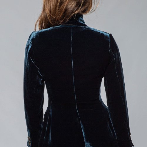 t ba hacking velvet jacket in navy ladies tailored jackets axels vail 40287545786602