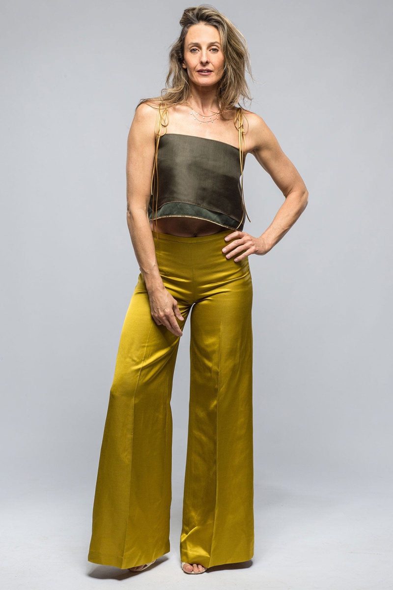 t ba maxi pant in gold ladies pants axels vail 39147689017578