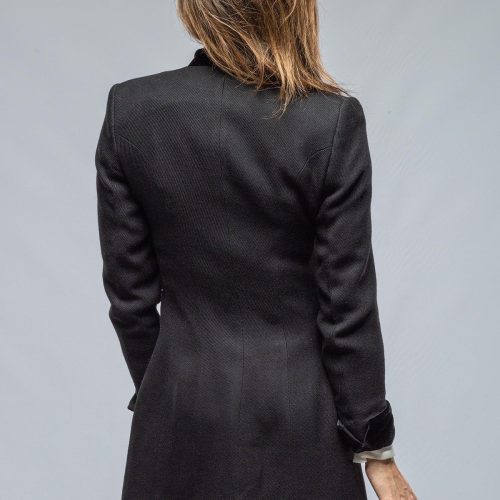 t ba medallion short coat in black jerez ladies tailored jackets axels vail 36341095071978